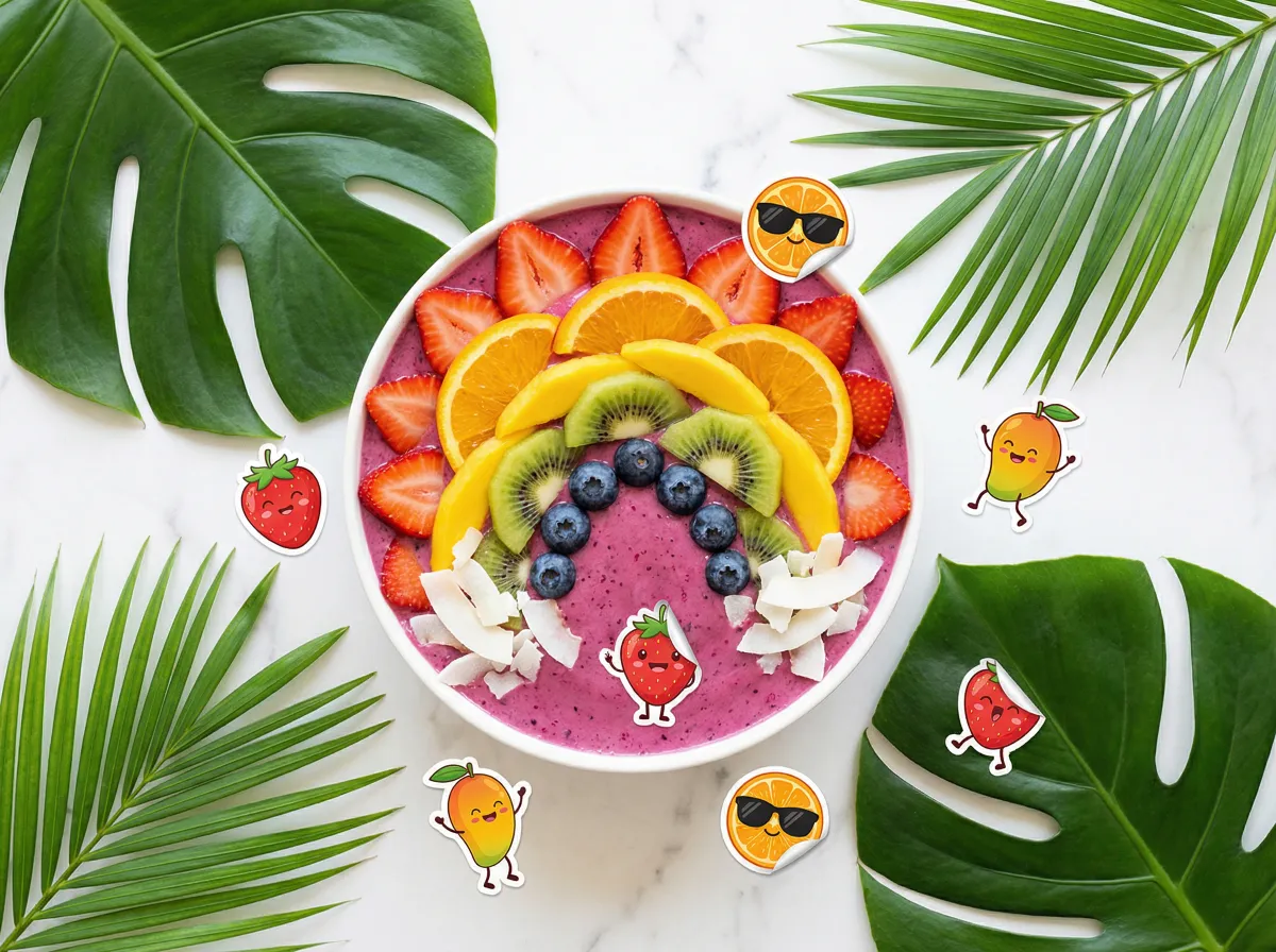 水果派 视频：香蕉思慕雪碗制作